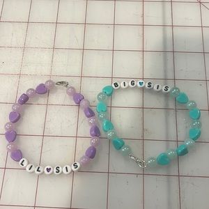 Big sis, lil sis bracelet pack